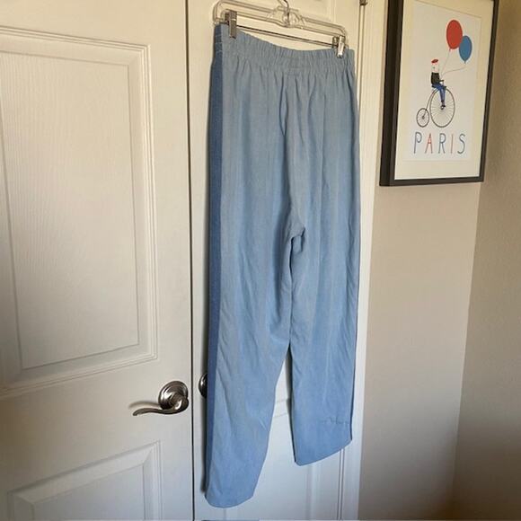 Seven 7 for All Mankind Pull-On Side Stripe Pants Pockets Baggy Women Large NWT - Picture 5 of 14